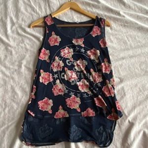 Floral tank top